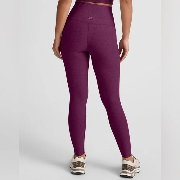 Beyond Yoga Spacedye High Waisted Legging Color Aubergine-Beet Medium - Picture 1 of 13